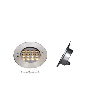 C4ZB1257 - 12*2W RECESSED LED POOL LIGHT, 24V DC, IP68