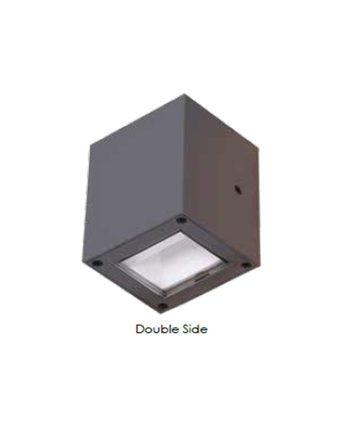 D7AC0237 - 2*3W LED WALL LIGHT, DOUBLE SIDE, 240V, IP65