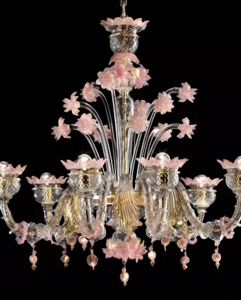 "Sissi" Murano glass chandelier